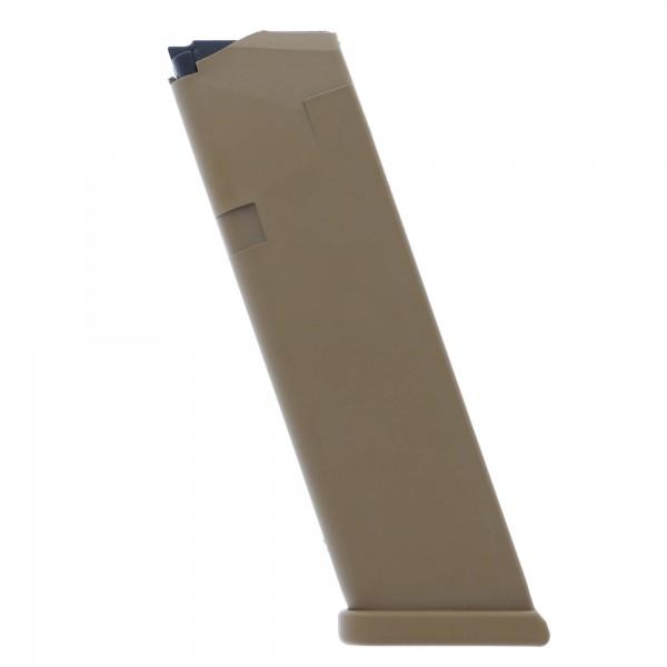 Glock Gen5 Coyote Magazine 9mm Luger, 17-Round Glock G17/G17L/G19/G19X/G26/G34