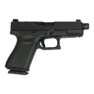 Glock V-Series Model 19 9mm Semi-Auto 4.6 in Threaded Barrel, Black Cerakote, 15-Round Magazines