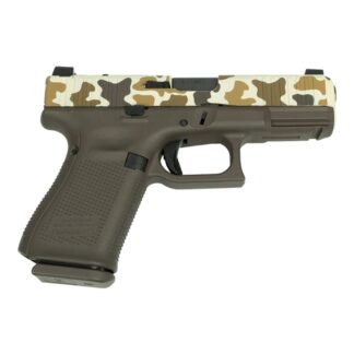 Glock V-Series Model 19 Semi-Auto 9mm Luger 4.02 in Barrel Duck Camo Cerakote
