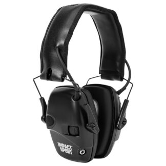 Howard Leight Impact Sport Electronic Earmuff 22dB Black Over-the-Head