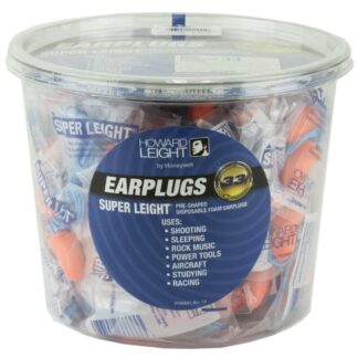Westchester Protective Gear Howard Leight Super Leight Foam Ear Plugs, 33dB, 50 Pairs, Corded