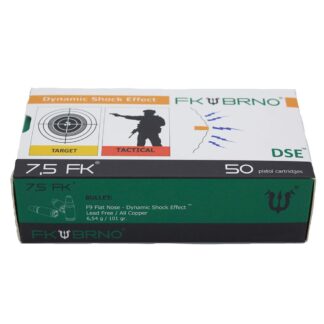 Italian Firearms Group F9 7.5 FK 101-Grain Copper Flat-Nose Ammo (50 Rounds)