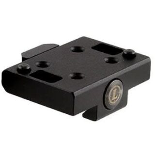 Leupold DeltaPoint Pro Cross-Slot Mount Adapter for Picatinny/Weaver Rails, Matte Black