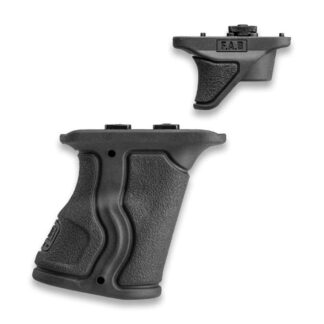 FAB Defense Gradus-M Combo Angled Grip and Thumb Stop, Rubberized M-LOK Compatible, Black