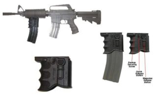 FAB Defense Mako Group FX-MG20B AR-15 Quick Release Front Grip Magazine Adapter