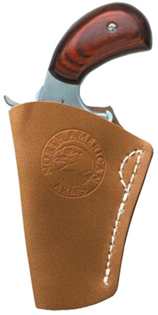 North American Arms Inside-the-Pant Holster for 22LR Long Rifle, Right Hand, Brown Leather