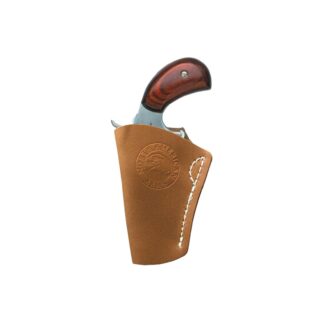 North American Arms Magnum Inside-the-Pants Holster, Right Hand, Brown Leather, Metal Clip