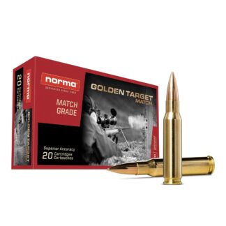 Norma Golden Target Match .308 Win 175gr HPBT, 2610 fps (20 Rounds)