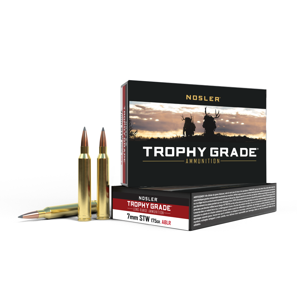 Nosler 7mm STW AccuBond-Long Range 175 gr Trophy Grade Long-Range Rifle Ammo
