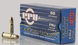 Prvi Partizan Pistol 7.62 x 25mm Tokarev 85 gr FMJ 50-Round Box