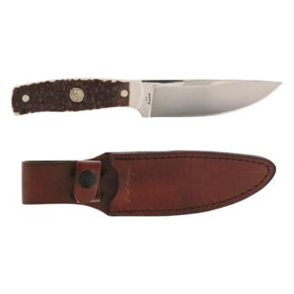 Battenfeld Uncle Henry 191UH Fixed Knife 4-3/5 in Bowie Drop Point Blade Staglon