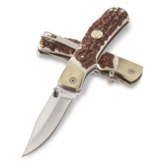 Battenfeld Uncle Henry Next Gen 7UH Lock Back Folding Knife, Clip Point, Staglon