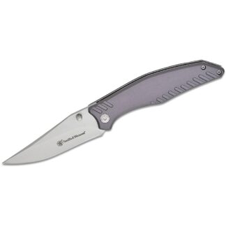 Battenfeld Smith & Wesson Black Ops Folding Knife 3.35 in Clip Point Blade Slate Gray