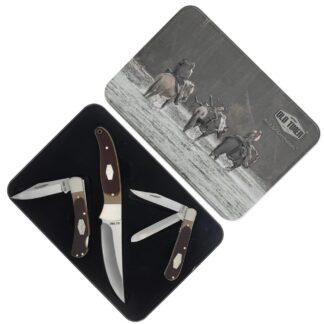 Battenfeld Old Timer Knife Combo 3-Piece Fixed and Folding Knives