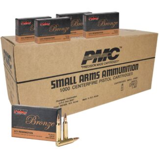 PMC Bronze .223 Rem 55 gr FMJ-BT Rifle Ammunition 2900 fps