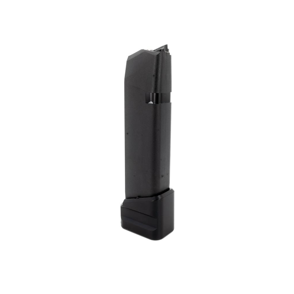 Shield Arms Glock 17 9mm Luger Magazine with +5 Extension, Black, 22 Rounds