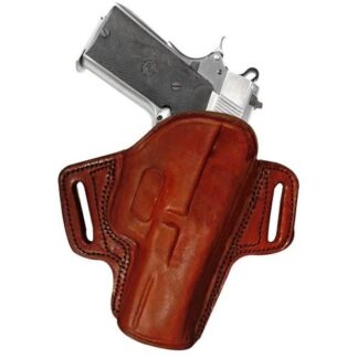 Tagua S&W L-Frame 4 Open-Top Leather Belt Holster, Brown, Right-Hand