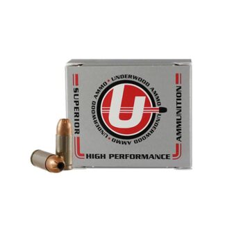 Underwood Ammo ASP 9mm Luger +P 147 gr JHP 1125 fps 20 Rounds