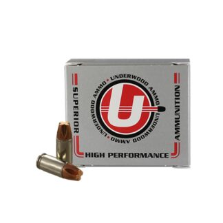 Underwood Ammo 822 Xtreme Penetrator 9mm Luger +P 115 Gr Solid Monolithic 20-Round Box