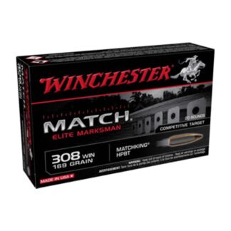 Winchester Match Elite Marksman .308 Win 169 gr HPBT, 20-Round Box