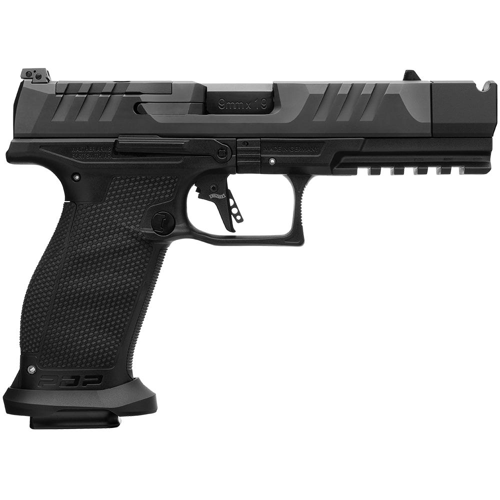 Walther PDP PRO-X PMM Full-Size 9mm Semi-Auto Pistol, 4.6 in, 10 Rounds, Black