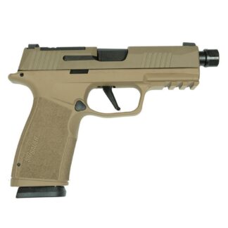 SIG Sauer P365 XMacro 9mm Luger Semi-Auto Pistol, 3.7 in, 2-Tone Tan, 17rd (2 Magazines)