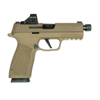 SIG Sauer P365 XMacro 9mm, Threaded Barrel, 17-Round Magazines, Two-Tone Tan XSeries Slide