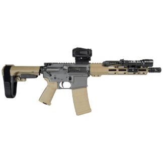 Shark Coast Tactical SCC04427TWB-P 5.56 NATO AR Pistol, Semi-Auto, 10.5 in, 30+1, Tumbleweed Cerakote