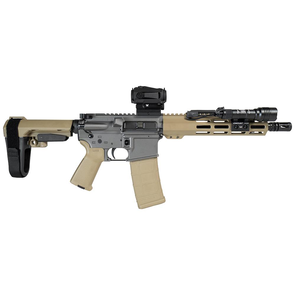 Shark Coast Tactical SCC04427TWB-P 5.56 NATO AR Pistol, Semi-Auto, 10.5 in, 30+1, Tumbleweed Cerakote