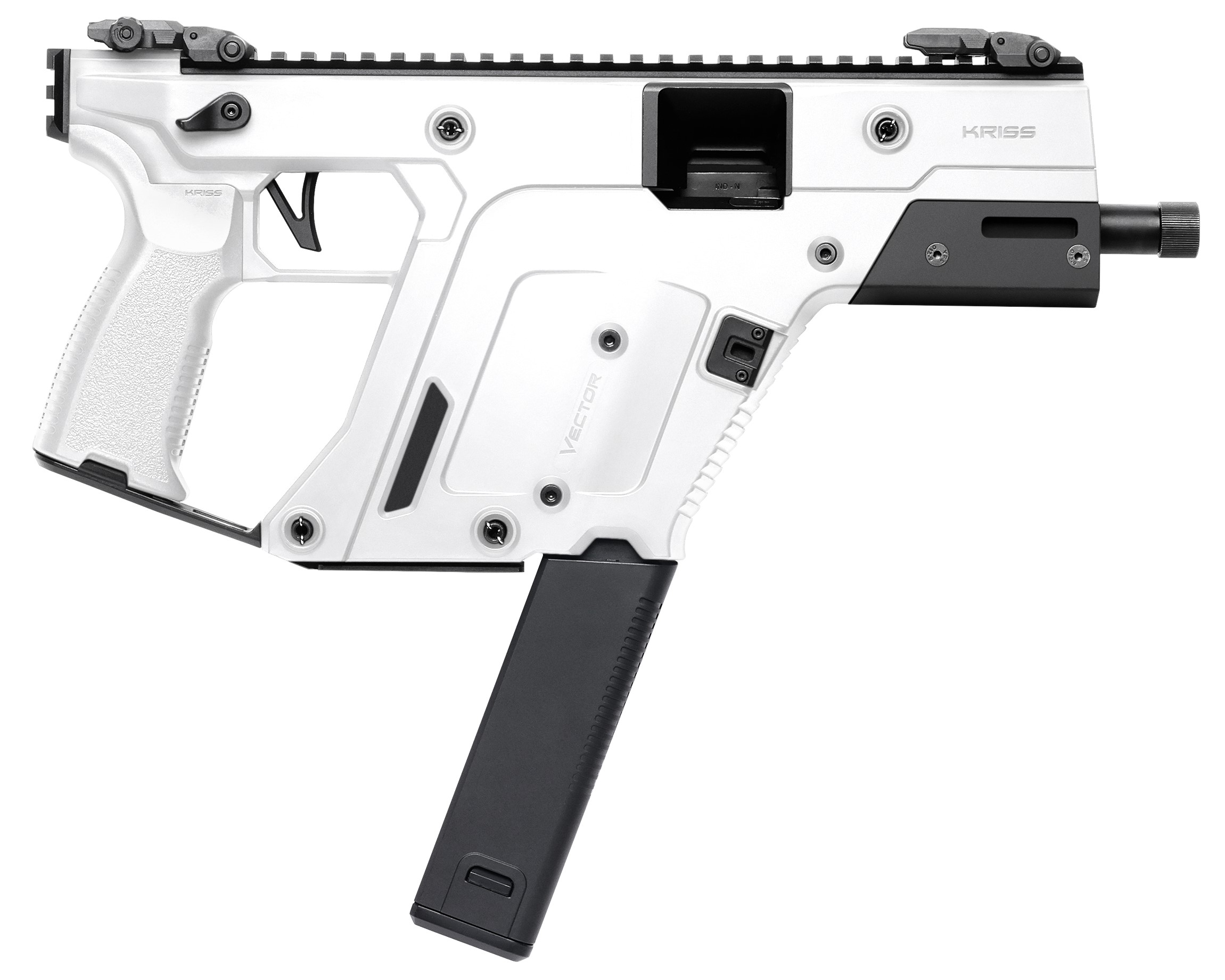 Kriss Vector SDP G3 9mm Semi-Auto Pistol, 5.5 in Barrel, 40+1 Rounds, Alpine White