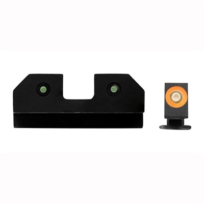 XS Sights R3D Night Sights Orange for Glock 17/19/22/24/26/27/31/36/38
