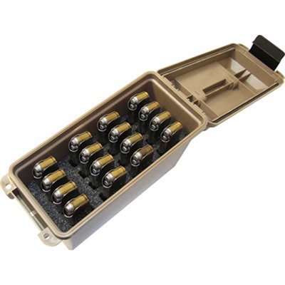 MTM TMC1911 Tactical Mag Can Single-Stack 1911 9mm Luger 16-Mag Tan