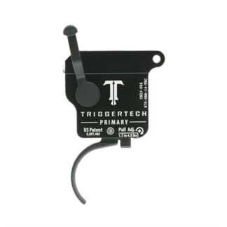 Trigger Tech Primary Single-Stage Curved Trigger for Remington 700, Black, Right Hand