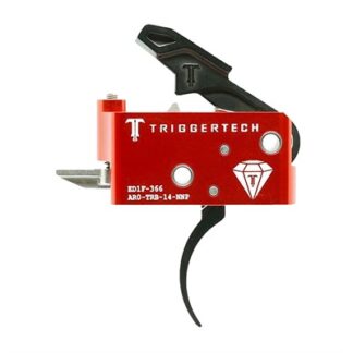 Trigger Tech Diamond Pro Curved Two-Stage Trigger for AR-15, Black
