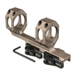 American Defense Mfg 34mm 0 MOA 2 in Cantilever Picatinny Mount, Flat Dark Earth
