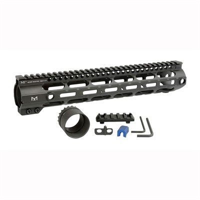 Midwest Industries MI-CR308-12.625 Free Float 308 Combat Rail Handguard 12.625 in M-LOK Black