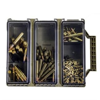 Berrys Tri-Can Triple Ammo Utility Box Tan Plastic