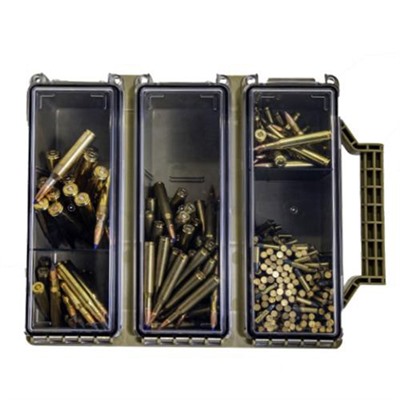Berrys Tri-Can Triple Ammo Utility Box Tan Plastic