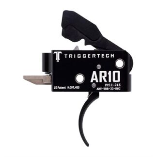 Trigger Tech AR .308 Adaptable Trigger Black Curved Two-Stage