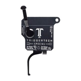 TriggerTech R70-TCB-13-TBF Remington 700 Right Two-Stage Flat Trigger, Black