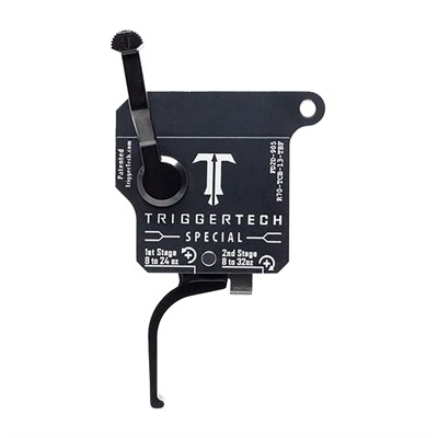 TriggerTech R70-TCB-13-TBF Remington 700 Right Two-Stage Flat Trigger, Black