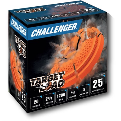 Challenger Ammo First Class Target Load 20 Gauge 2-3/4 in #8 Shot 7/8 oz