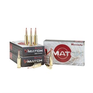 Hornady V-Match 6mm Creedmoor 80 Grain ELD-VT Rifle Ammunition (20 Rounds)