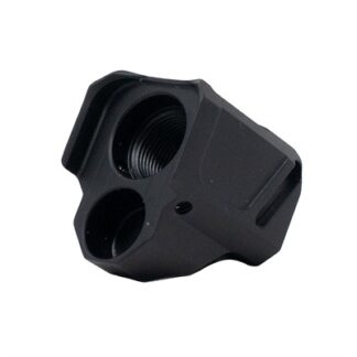 Faxon EXOS-553 9mm Compensator for Gen 5 Glock 17/19/34, Black Anodized