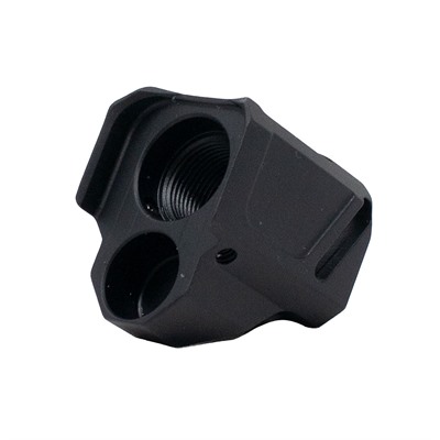 Faxon EXOS-553 9mm Compensator for Gen 5 Glock 17/19/34, Black Anodized