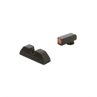 AmeriGlo Protector Sight Set for Glock G5 Front Tritium Green with Orange Outline, Black Rear