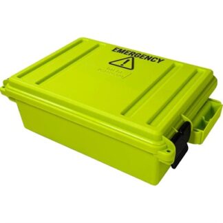 MTM EB3 Emergency Box Dimensions 19 in x 15.75 in x 5.25 in (Yellow/Green)