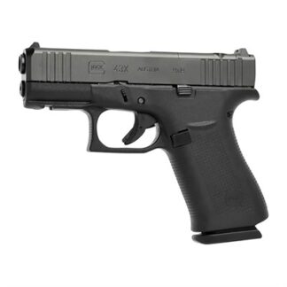 Glock 43X MOS 9mm Semi-Auto 3.41 in Barrel, Fixed Sights, Black, 10-Round