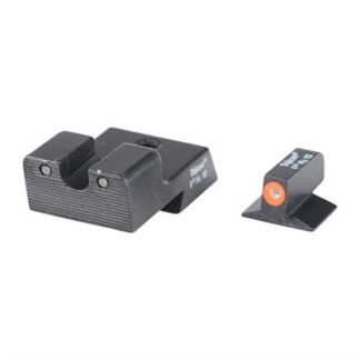Trijicon HD Tritium Novak Cut Night Sight, Orange Outline, Front (Fits Colt 1911)