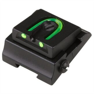 Williams Gun Sight Adjustable Fiber Optic Rear Sight 1/4'' Green
